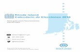 Rhode Island Calendario de Elecciones 2016
