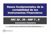 Bases fundamentales de la contabilidad de los Instrumentos ...