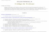 Guatemala. Código del Trabajo