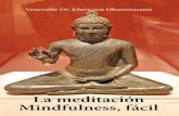 La meditación Mindfulness, fácil