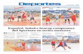Español, Sokol e Inacap campeones del Apertura en series menores