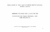balance de gestión integral año 2015 ministerio de justicia servicio ...