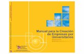 Manual para la Creación de Empresas por Universitarios