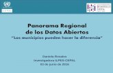 Panorama Regional de los Datos Abiertos “El importante rol de los ...