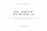 El arte poética, Aristóteles, traducción de José Goya y Muniain (ed ...