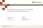 Telcordia IMS Presentation – Concepts