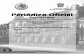 Periódico Oficial del Gobierno del Estado Libre y Soberano de México