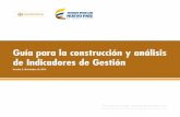 Guía para la construcción y análisis de Indicadores de Gestión
