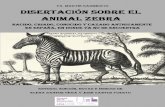 Disertación sobre el animal zebra