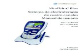 VitalStim® Plus Sistema de electroterapia de cuatro canales Manual ...