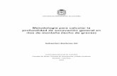 Metodología para calcular la profundidad de socavación general en ...