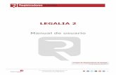 Manual de usuario de Legalia
