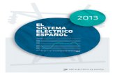 Informe del sistema eléctrico en 2013