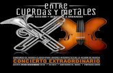 Programa del Concierto Extraordinario Entre Cuerdas y Metales