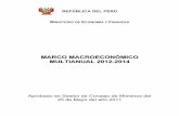Marco Macroeconómico Multianual 2012-2014 (mayo 2011)