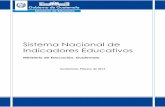 Sistema Nacional de Indicadores Educativos - Ministerio de ...