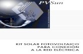 kit solar fotovoltaico para conexión a la red eléctrica