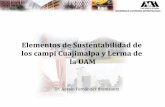 Elementos de Sustentabilidad de los campi Cuajimalpa y Lerma de ...