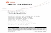 TVR II Unidades Interiores - Manual de Operación