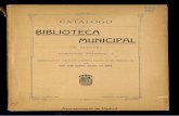 Catálogo de la Biblioteca Municipal de Madrid. Apéndice n. 4, 1916