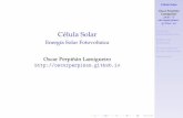 Energía Solar Fotovoltaica: Célula Solar