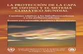 la protección de la capa de ozono y el sistema climático mundial