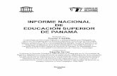 Informe nacional de educación superior de Panamá; La Educación ...