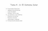 Tema 4 - 6: El Sistema Solar