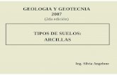 GEOLOGIA Y GEOTECNIA 2007 TIPOS DE SUELOS: ARCILLAS