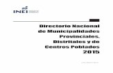 Directorio Nacional de Municipalidades Provinciales, Distritales y de ...