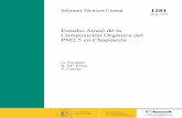 Estudio anual de la composición orgánica del PM2.5 en Chapinería