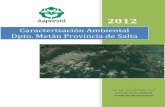 Caracterización Ambiental Dpto. Metán Provincia de Salta