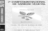 7º Symposium Nacional de Sanidad Vegetal (2001).