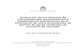Evaluación de los métodos de hidrometalurgia, pirometalurgia y ...
