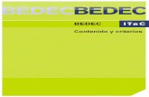 Criterios del banco BEDEC