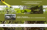 Guía técnica para el monitoreo de la biodiversidad