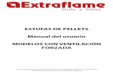 ESTUFAS DE PELLETS Manual del usuario MODELOS CON ...