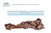 Programa Regional de Población del departamento de Pasco 2012