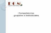 Competencias grupales e Individuales
