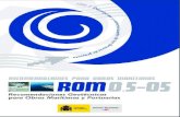 ROM 0.5-05, Geotecnia para las Obras Marítimas y Portuarias