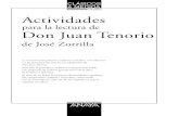 Don Juan Tenorio (Actividades para la lectura)