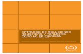 catálogo de soluciones acústicas y térmicas para la edificación