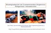 Biodegradación de Contaminantes Orgánicos Peligrosos: Introducción