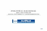 Política Nacional del Sector de Agua Potable y Saneamiento de ...