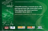 Clasificación mexicana de programas de estudio por campos de ...