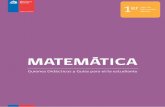 Matemática: Guiones Didácticos y Guías para el/la Estudiante