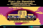 Plan de Gestión Institucional 2016-2021