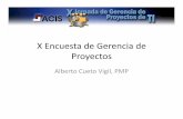 X Encuesta de Gerencia de Proyectos