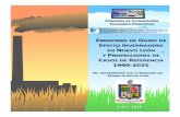 Emisiones de gases de efecto invernadero en Nuevo León y ...