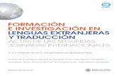 Formación e investigación en lenguas extranjeras y traducción ...